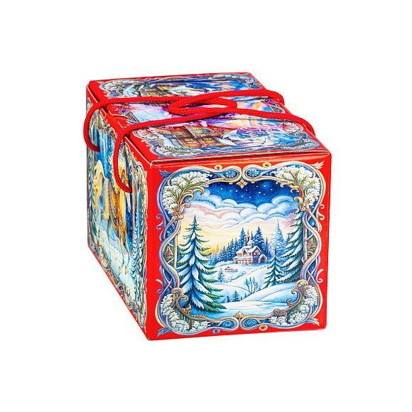 Сладкий новогодний подарок На лесной опушке