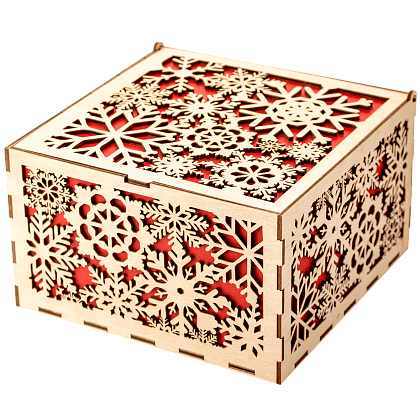 Новогодний подарок Вкусный новогодний подарок «Царица Зима (красная)»