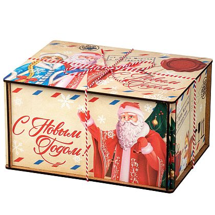 Новогодний подарок Сладкий подарок для ребенка «Посылка из Устюга»